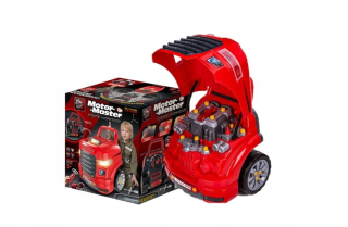 Práca motora. Mechanik sada pre krútenie