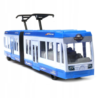 Kĺbová električka s 50cm hnacím modrí