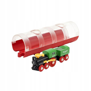 BRIO 33892 veligo historický TUNEL + parná lokomotíva 33617