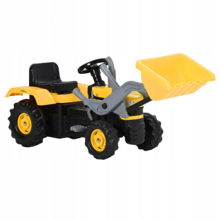 Detský traktor Vidaxl s lyžičkou rýpadla a