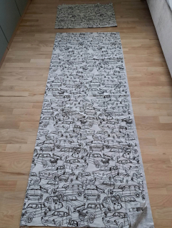 Detské závesy - Oprava automobilov pre chlapca 180x140 cm nový + zadarmo