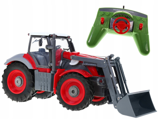 Diaľkovo ovládané Traktor + príves + diaľkové 01:28