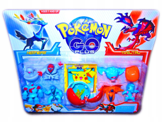 POKEMON sada figúrok 9v1 karta POKEBALL