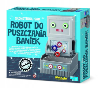 zostupne. náučná bubliny pre ROBOT uvoľnenie bublín