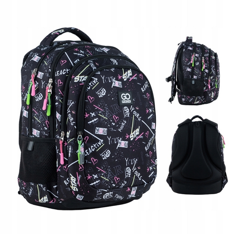 Školský batoh pre dievčatá GoPack GO24-162M-5 – Ľahký a ergonomický
