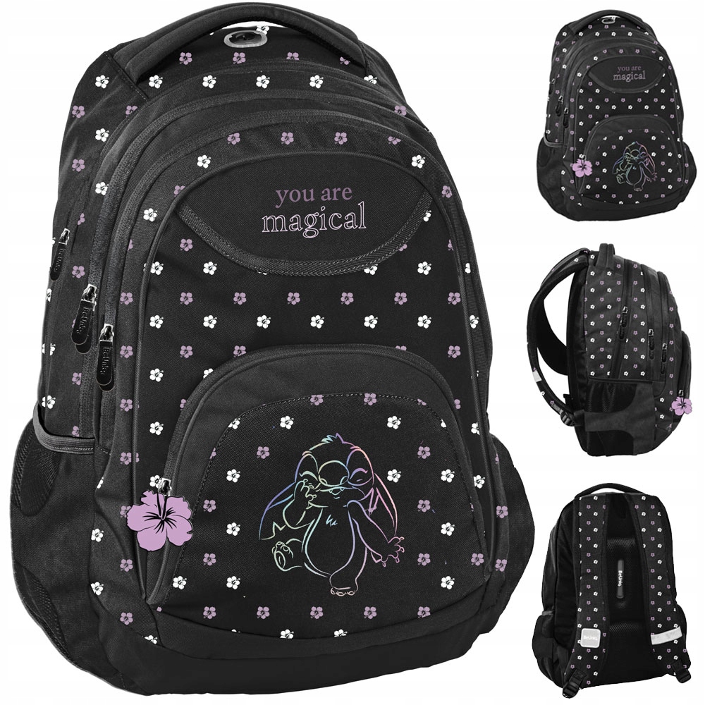 BeUniq Školský Batoh Stitch Happy - Perfektná Organizácia a Pohodlie