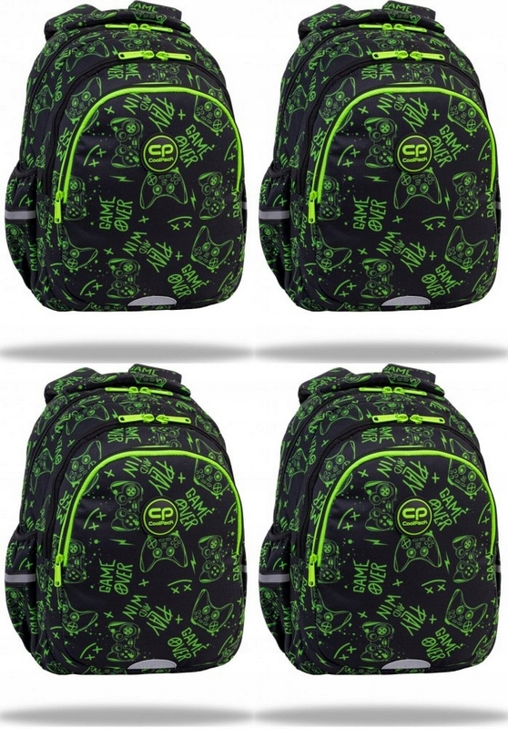 Ruksak Jerry 21L Game Night Black Neon pre školákov