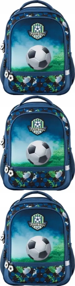 Školský batoh PASO s futbalovým motívom pre 1.-3. triedu