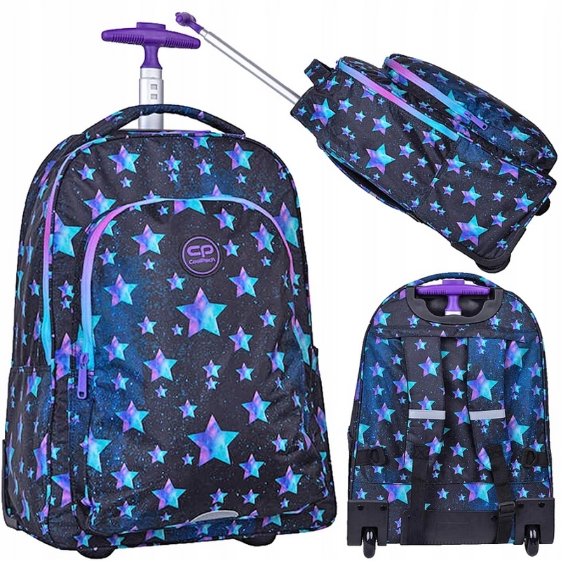 Školský batoh na kolieskach CoolPack Alan Star Night F124830