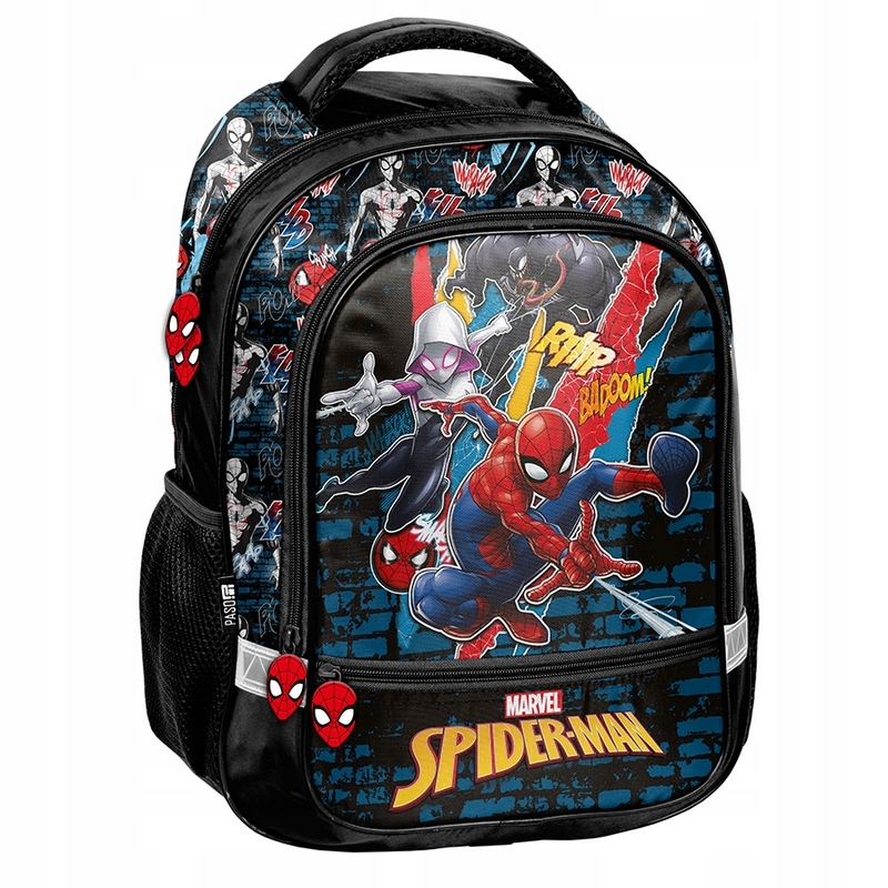 Školský batoh PASO Spider-Man pre 1.-3. triedu, s reflexnými prvkami