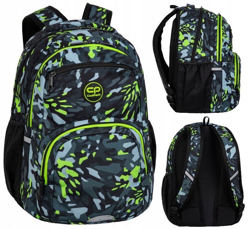 Školský batoh Coolpack s mnohými priehradkami a pohodlným dizajnom