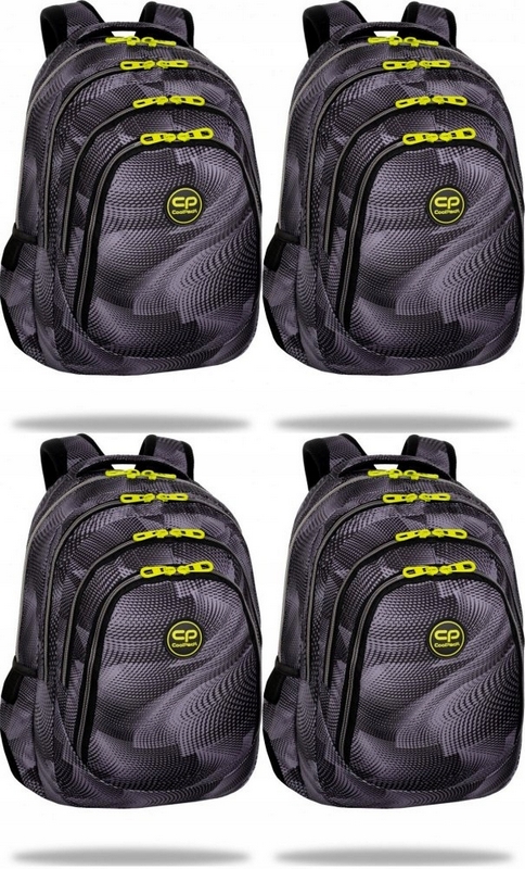 Mládežnícky športový batoh CoolPack, čierno-sivý, 27l
