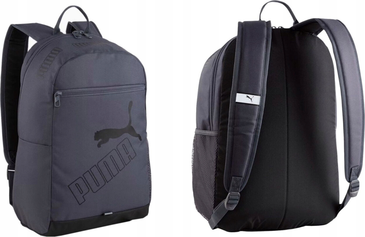 Mestský školský športový batoh Puma Phase II v tmavosivej farbe