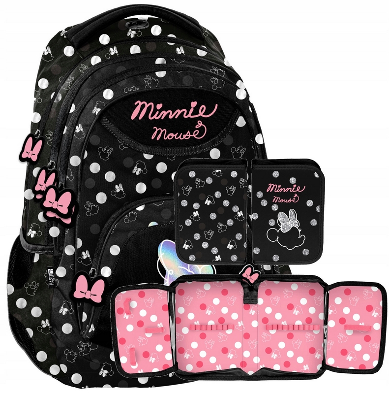 Batoh a puzdro s motívom Minnie Mouse pre dievčatá - ideálny na školu
