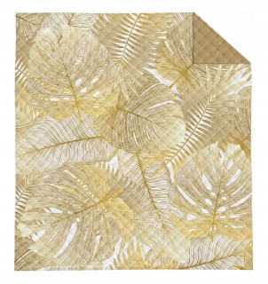 Prikrývka, prehozy na posteľ - Powel Bedspread 170x210 CM Zlaté listy