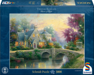 PQ puzzle 3000 el Thomas Kinkade večer