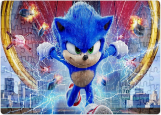 Sonic X darček puzzle 252EL + Voľný text
